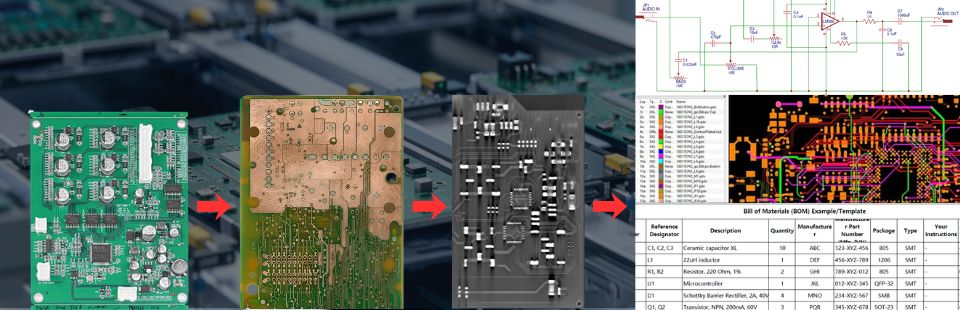 PCB Reverse Engineering Process 1